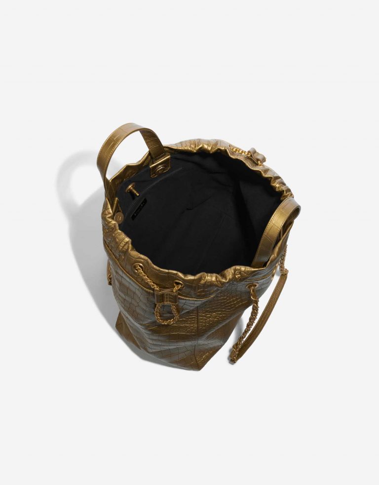 Pre-owned Chanel bag Shopping Tote Calf Gold Gold Inside | Sell your designer bag on Saclab.com