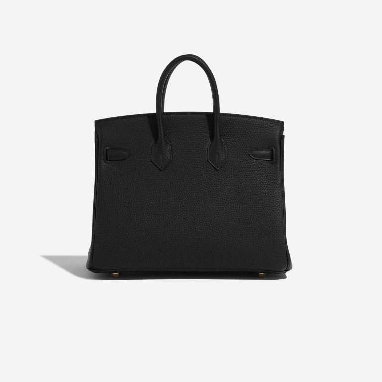Pre-owned Hermès bag Birkin 25 Togo Black Black Back | Sell your designer bag on Saclab.com