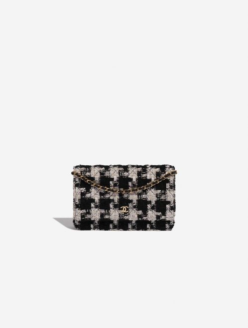 Pre-owned Chanel bag Timeless WOC Tweed Black / White Black, White Front | Sell your designer bag on Saclab.com