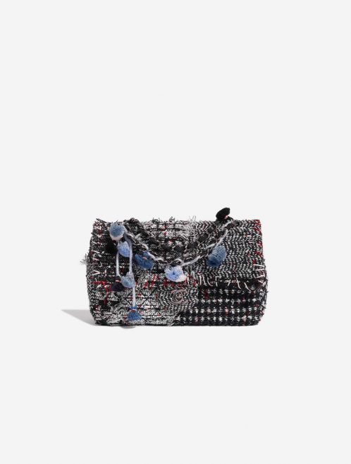 Pre-owned Chanel bag Timeless Medium Tweed Black / White / Red Black, White Front | Sell your designer bag on Saclab.com