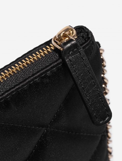 Pre-owned Chanel bag Timeless Clutch Silk Black Black Closing System | Sell your designer bag on Saclab.com