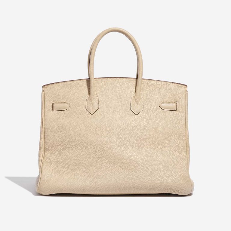 Pre-owned Hermès bag Birkin 35 Togo Parchemin Beige Back | Sell your designer bag on Saclab.com
