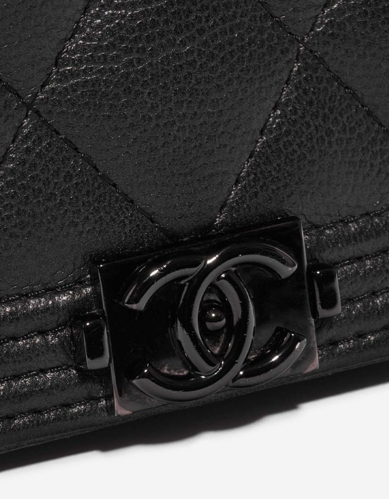 Pre-owned Chanel bag WOC Caviar SO Black Black Closing System | Sell your designer bag on Saclab.com