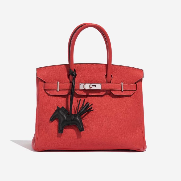 Pre-owned Hermès bag Rodeo PM Milo Lamb SO Black Black Detail | Sell your designer bag on Saclab.com