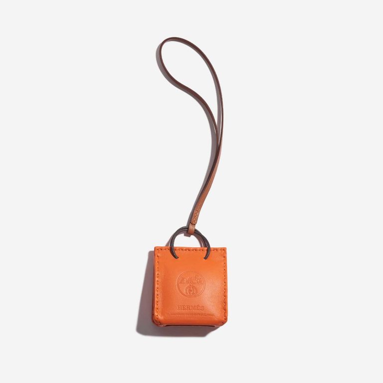 Pre-owned Hermès bag Sac Orange Milo Lamb Orange H Orange Front | Sell your designer bag on Saclab.com