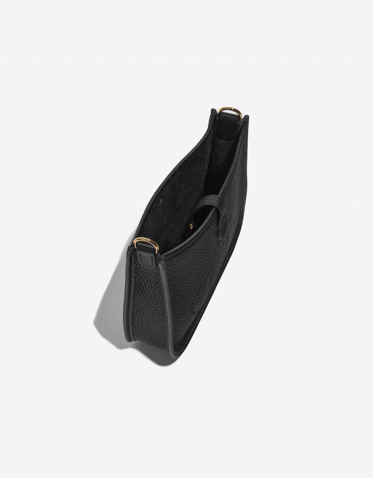 Pre-owned Hermès bag Evelyne 16 Taurillon Clemence Black Black Inside | Sell your designer bag on Saclab.com