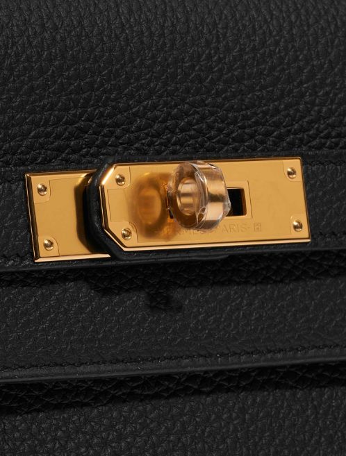 Pre-owned Hermès bag Kelly 35 Togo Black Black Closing System | Sell your designer bag on Saclab.com