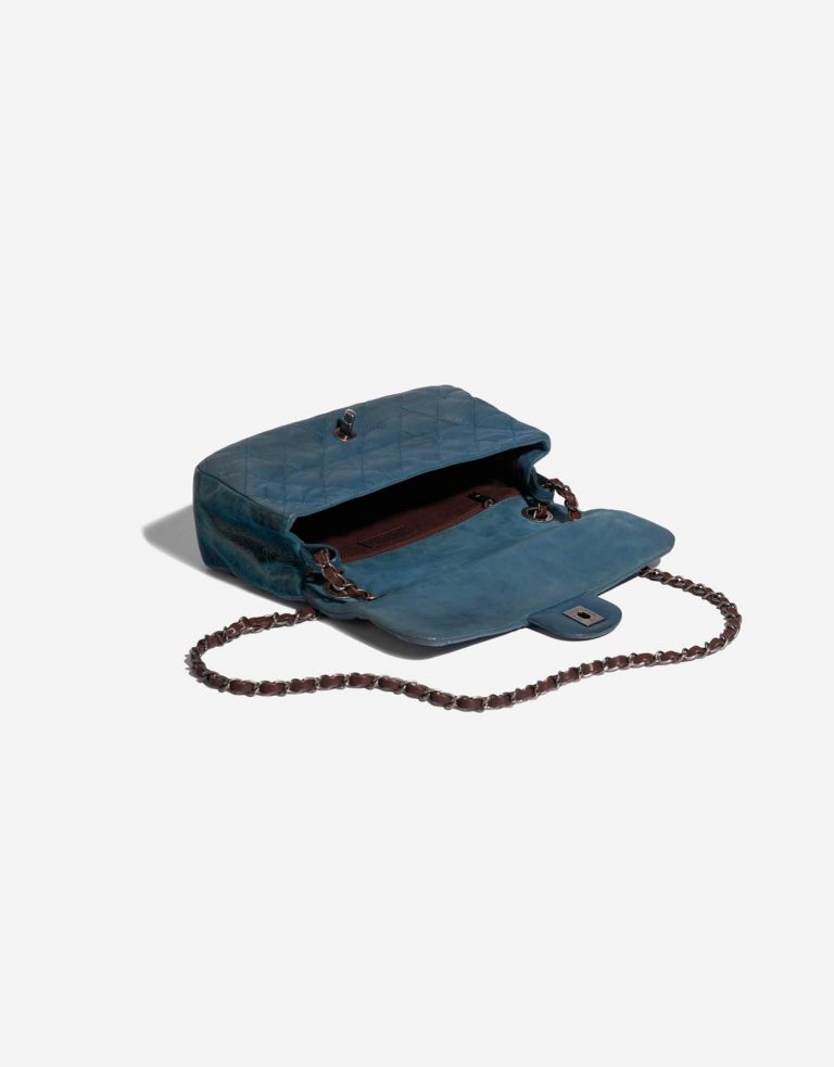 Pre-owned Chanel bag Timeless Medium Lamb Blue / Brown Blue, Brown Inside | Sell your designer bag on Saclab.com