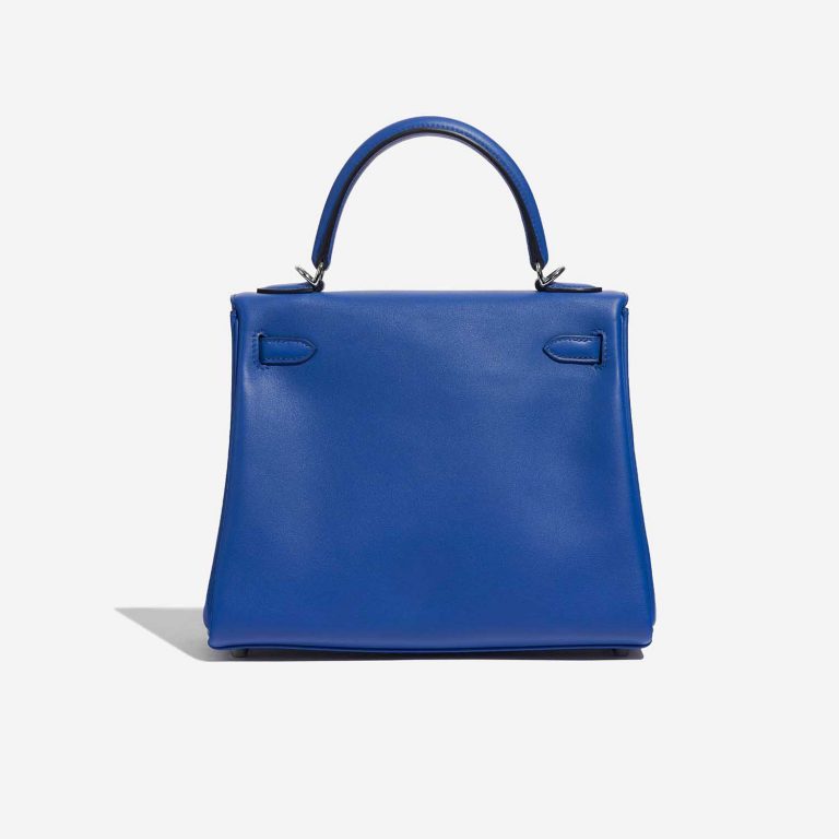 Pre-owned Hermès bag Kelly 25 Swift Blue France Blue Back | Sell your designer bag on Saclab.com
