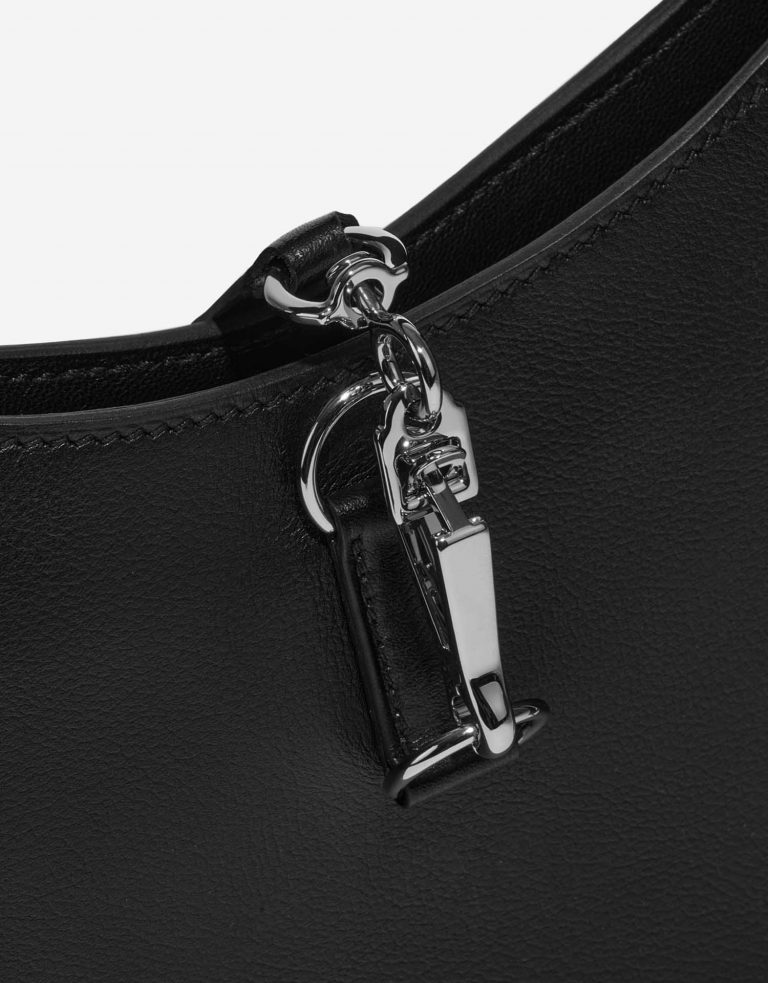 Pre-owned Hermès bag Trim Duo 24 Evercolor Black Black Closing System | Sell your designer bag on Saclab.com