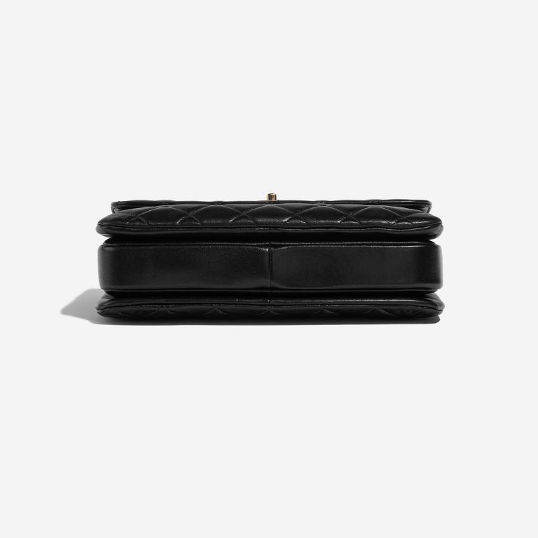 Pre-owned Chanel bag Timeless Handle Large Lamb Black Black Bottom | Sell your designer bag on Saclab.com