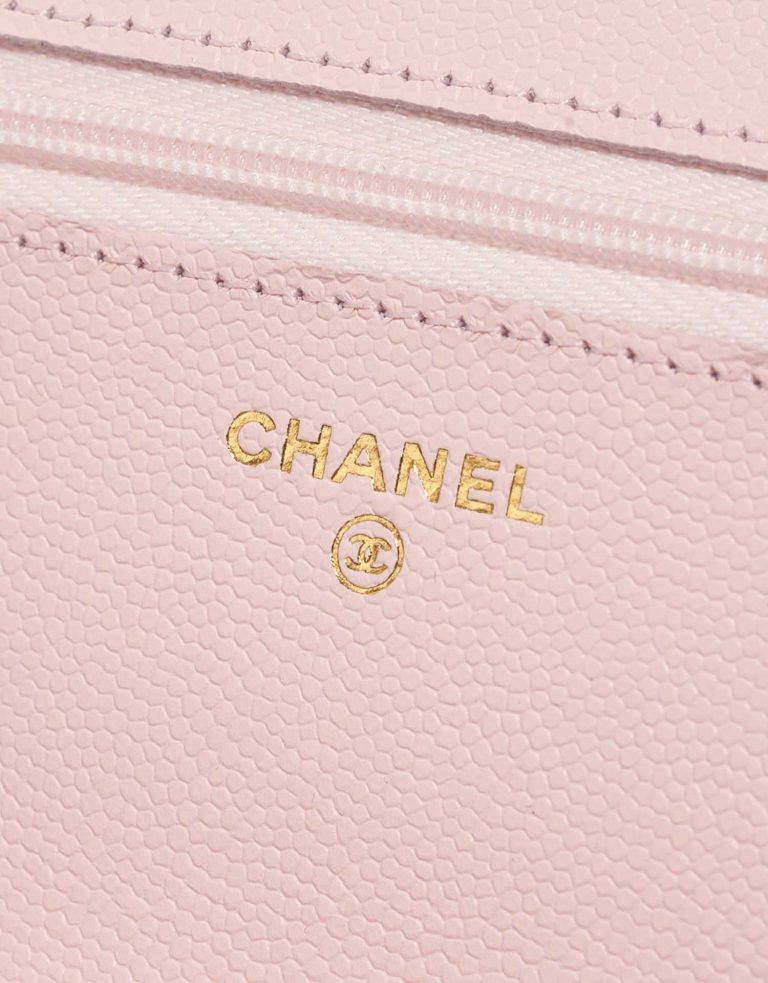 Pre-owned Chanel bag Timeless WOC Caviar Light Pink Pink Logo | Sell your designer bag on Saclab.com