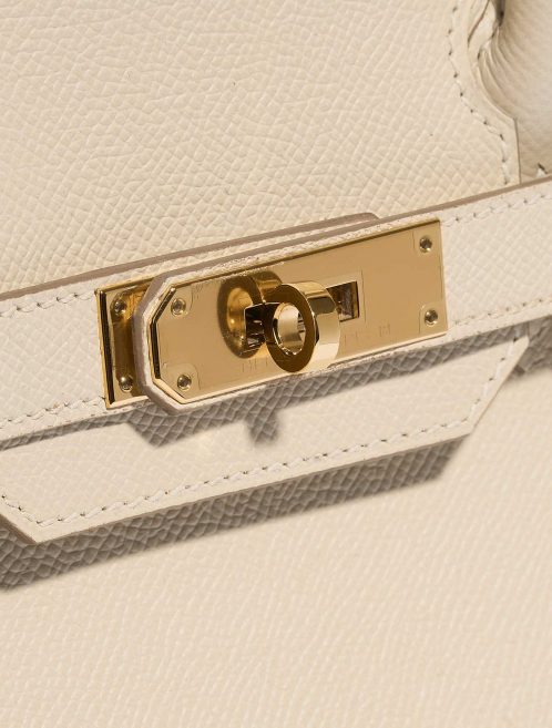 Pre-owned Hermès bag Birkin 30 Epsom Craie Beige Closing System | Sell your designer bag on Saclab.com