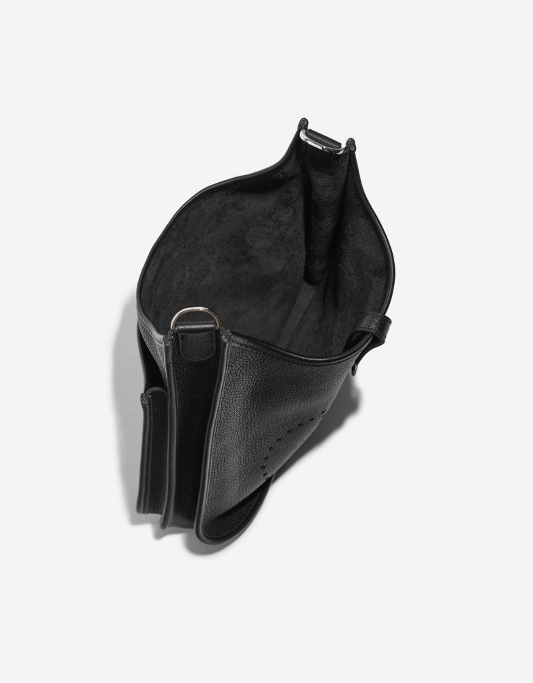 Pre-owned Hermès bag Evelyne 29 Clemence Black Black Inside | Sell your designer bag on Saclab.com