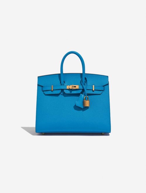 Pre-owned Hermès bag Birkin 25 Epsom Blue Frida Blue | Sell your designer bag on Saclab.com