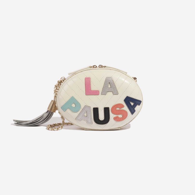 Pre-owned Chanel bag La Pausa Special Coated Calf Multicolour Multicolour, White Front | Sell your designer bag on Saclab.com