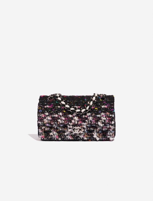 Pre-owned Chanel bag Timeless Medium Tweed Black / Multicolour Black, Multicolour Front | Sell your designer bag on Saclab.com