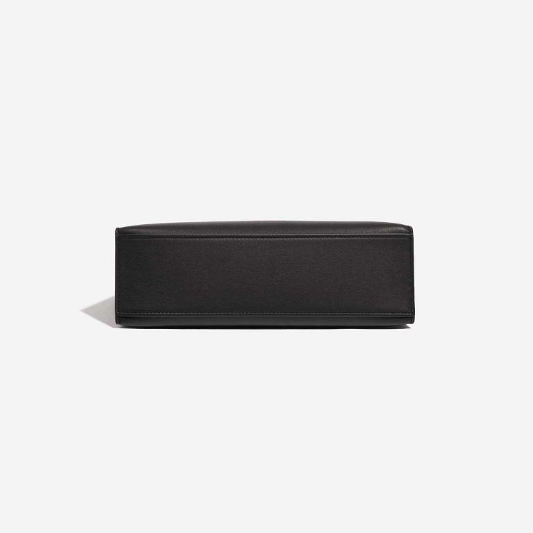 Pre-owned Hermès bag Kelly Pochette Swift Black Black Bottom | Sell your designer bag on Saclab.com