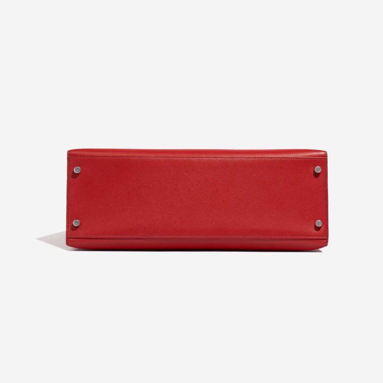 Pre-owned Hermès bag Kelly 35 Epsom Rouge Casaque Red Bottom | Sell your designer bag on Saclab.com