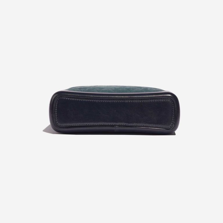 Pre-owned Chanel bag Gabrielle Large Calf / Suede Dark Blue / Grayish Blue / Bordeaux Blue Bottom | Sell your designer bag on Saclab.com