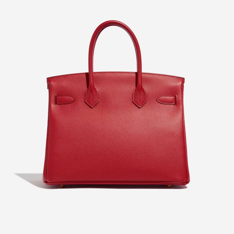 Pre-owned Hermès bag Birkin 30 Epsom Rouge Casaque Red Back | Sell your designer bag on Saclab.com