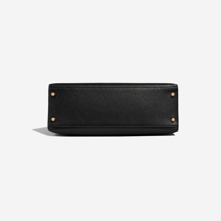 Pre-owned Hermès bag Kelly 32 Ardennes Black Black Bottom | Sell your designer bag on Saclab.com