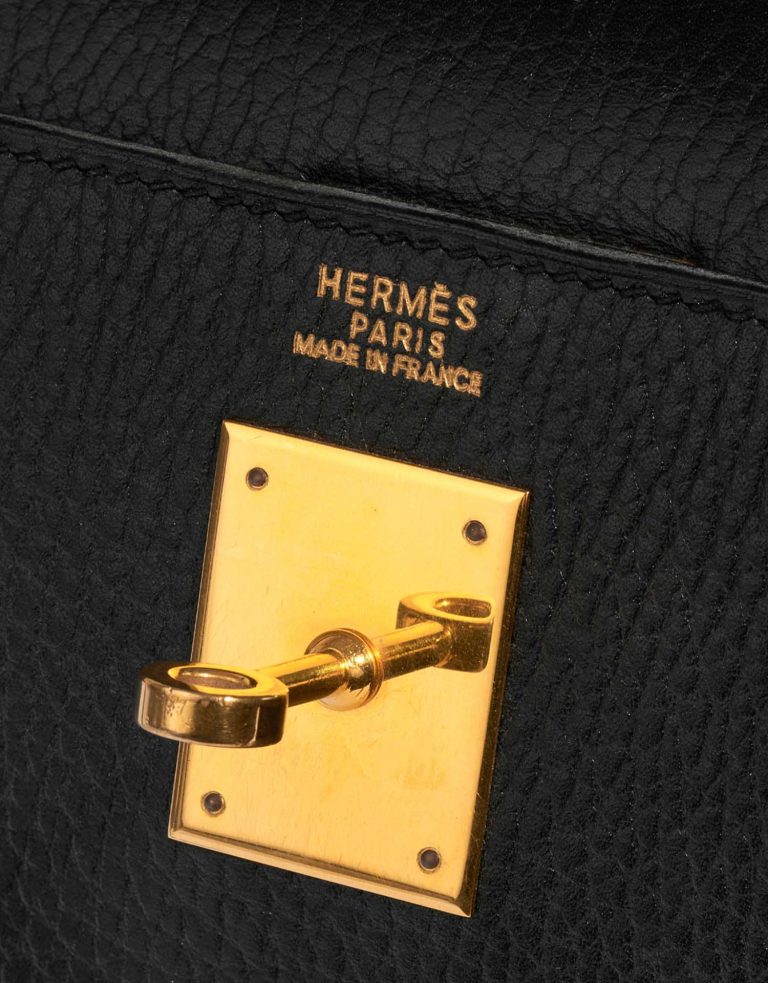 Pre-owned Hermès bag Kelly 32 Ardennes Black Black Logo | Sell your designer bag on Saclab.com