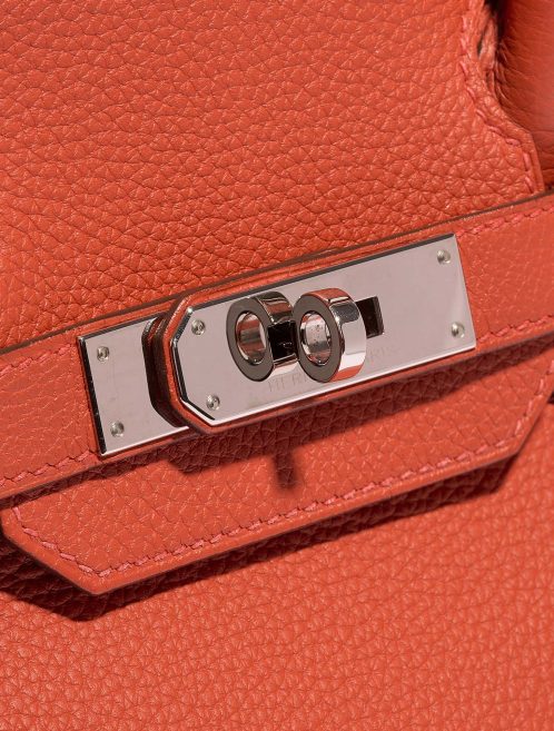 Pre-owned Hermès bag Birkin 30 Togo Geranium Red | Sell your designer bag on Saclab.com