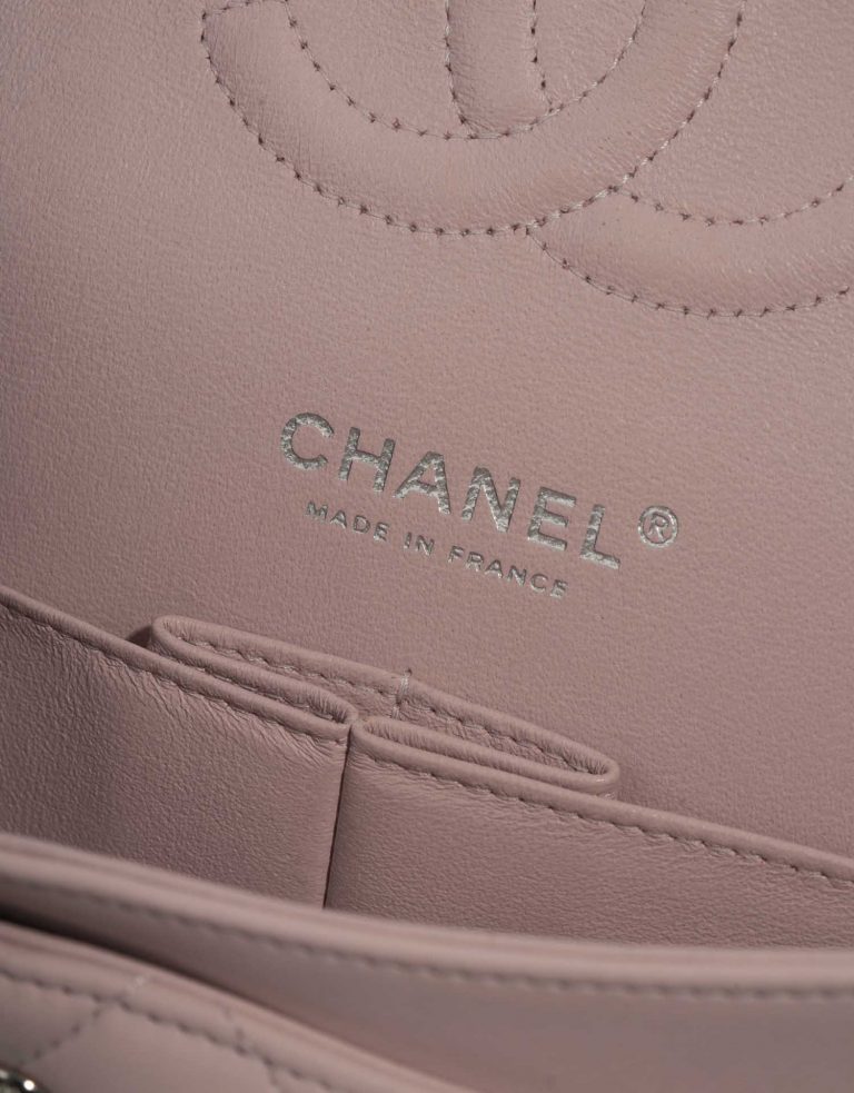 Pre-owned Chanel bag Timeless Medium Lamb Tri-colour Rose / Khaki / Emerald Green, Rose Logo | Sell your designer bag on Saclab.com