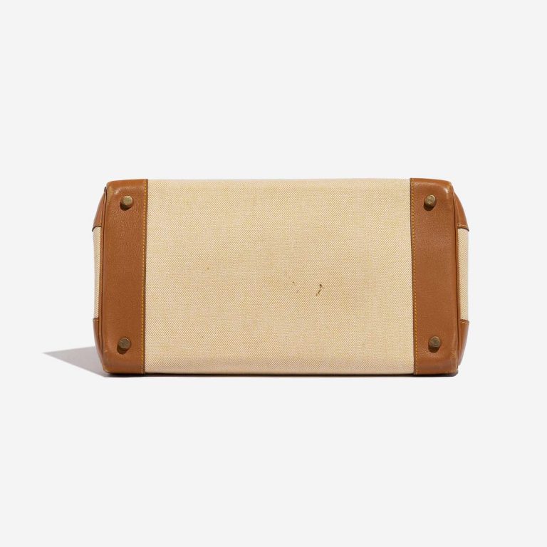 Pre-owned Hermès bag Birkin 35 Gulliver / Toile H Gold / Beige Beige, Brown Bottom | Sell your designer bag on Saclab.com