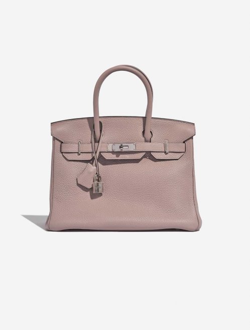 Pre-owned Hermès bag Birkin 30 Togo Glycine Beige Front | Sell your designer bag on Saclab.com