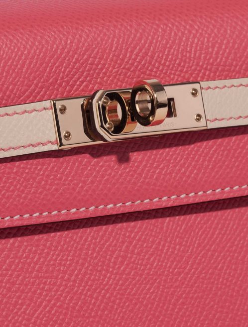 Pre-owned Hermès bag Kelly HSS 25 Epsom Rose Azalee / Craie Rose Closing System | Sell your designer bag on Saclab.com