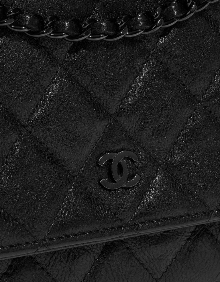 Pre-owned Chanel bag Timeless WOC Calf Black Black Closing System | Sell your designer bag on Saclab.com