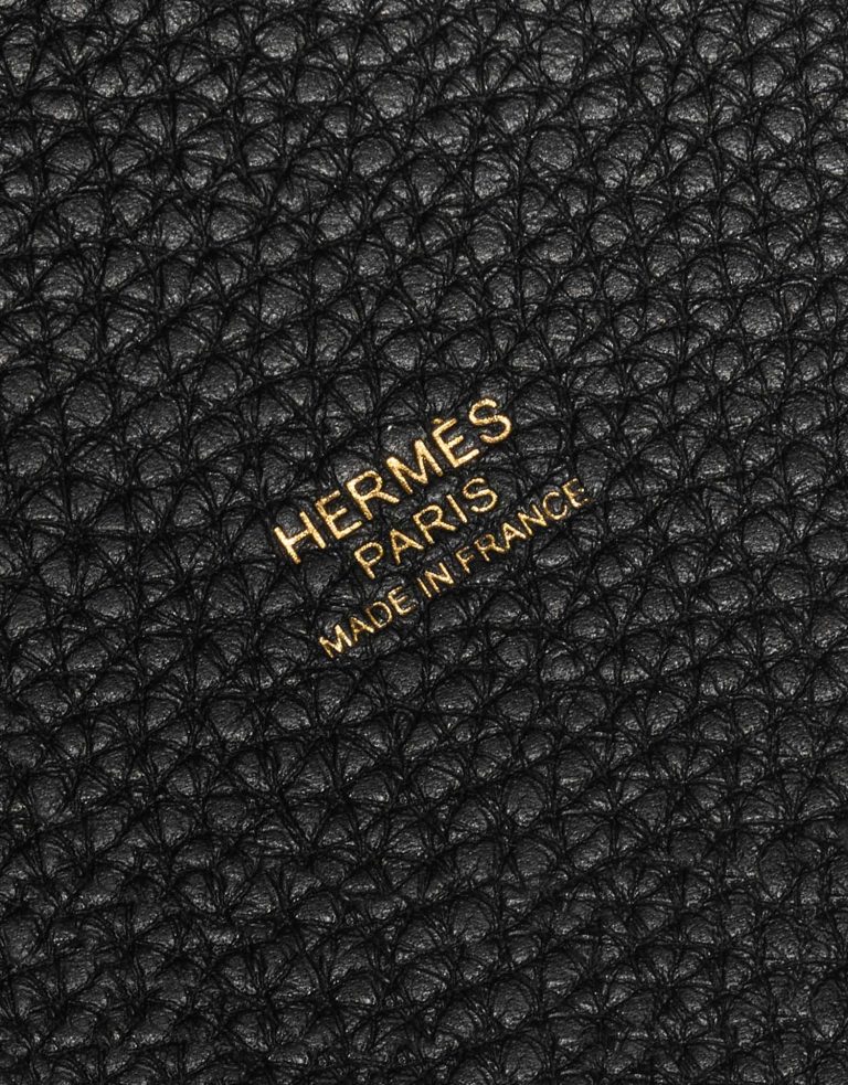 Pre-owned Hermès bag Picotin 18 Taurillon Clemence Black Black Logo | Sell your designer bag on Saclab.com