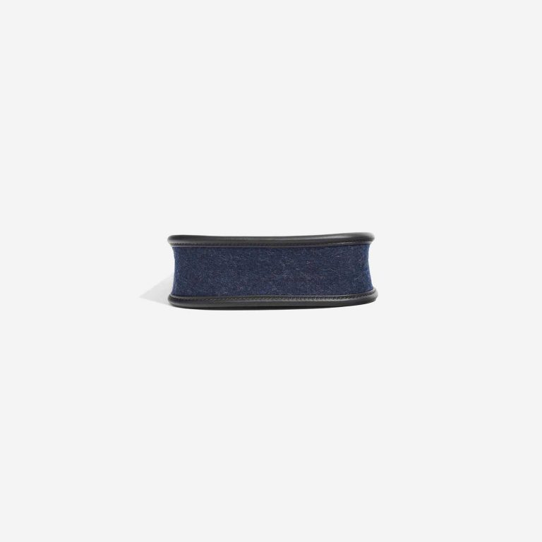 Pre-owned Hermès bag Evelyne 16 Swift / Felt Blue Nuit / Black Blue Bottom | Sell your designer bag on Saclab.com