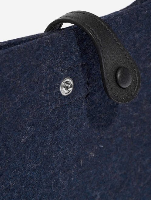 Pre-owned Hermès bag Evelyne 16 Swift / Felt Blue Nuit / Black Blue Closing System | Sell your designer bag on Saclab.com