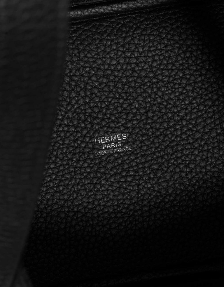 Pre-owned Hermès bag Picotin 18 Taurillon Clemence Black Black Logo | Sell your designer bag on Saclab.com