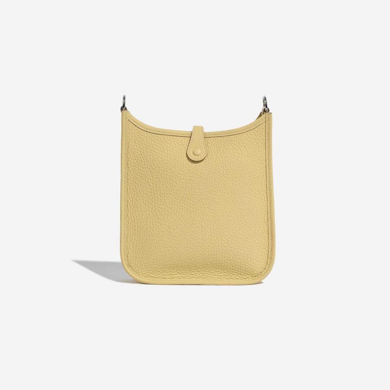 Pre-owned Hermès bag Evelyne 16 Taurillon Clemence Jaune Poussin Yellow Back | Sell your designer bag on Saclab.com