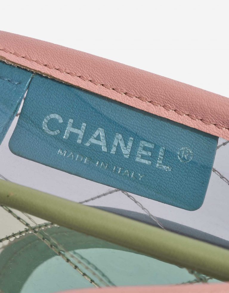 Pre-owned Chanel bag Timeless Medium PVC Transparent Multicolour, Transparent Logo | Sell your designer bag on Saclab.com