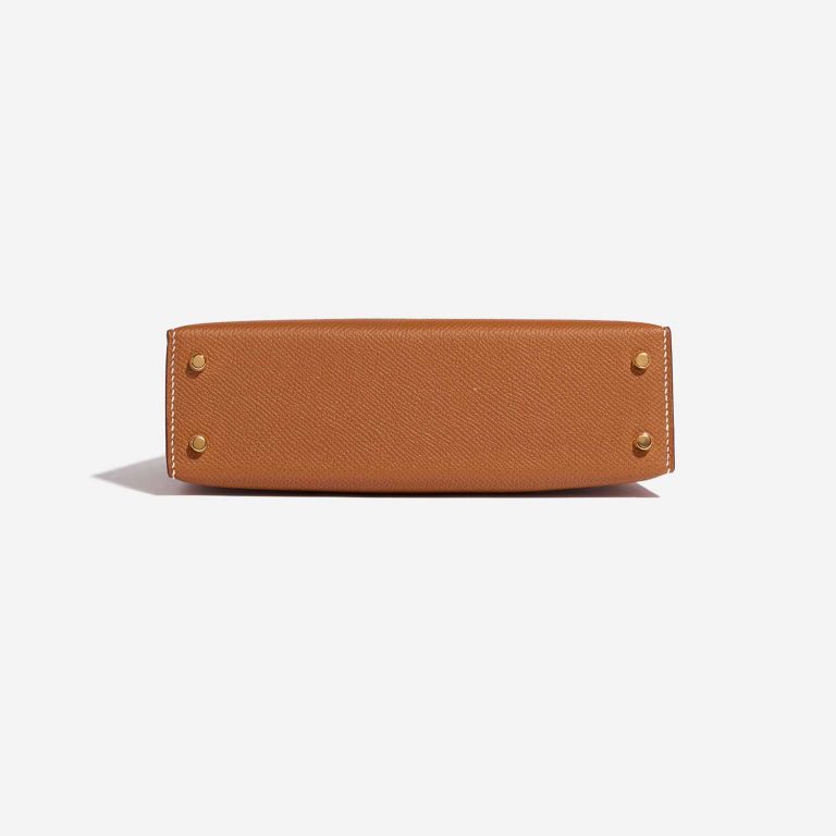 Pre-owned Hermès bag Kelly Mini Gold Bottom | Sell your designer bag on Saclab.com