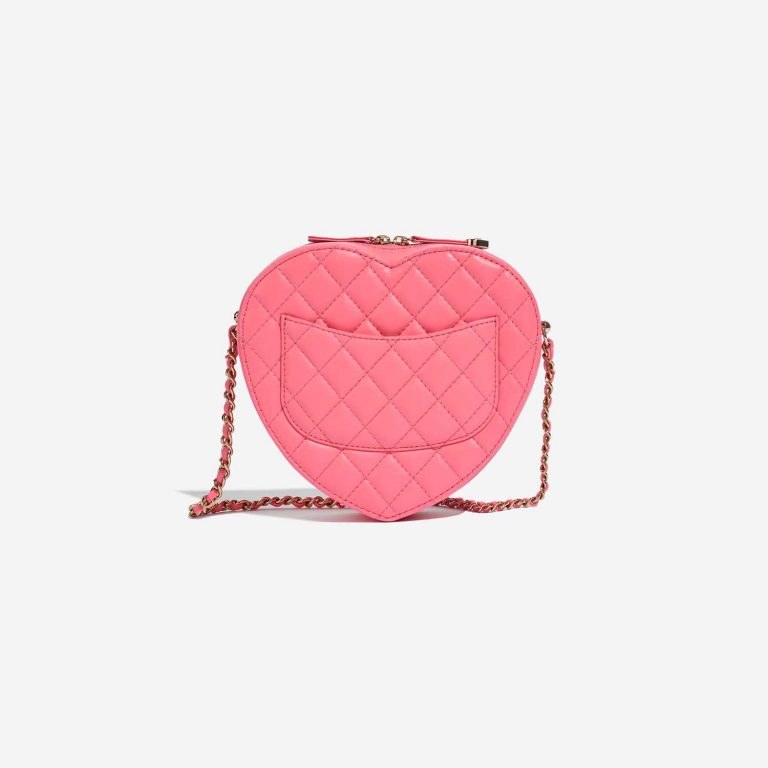Chanel TimelessHeart Medium Pink Back  | Sell your designer bag on Saclab.com