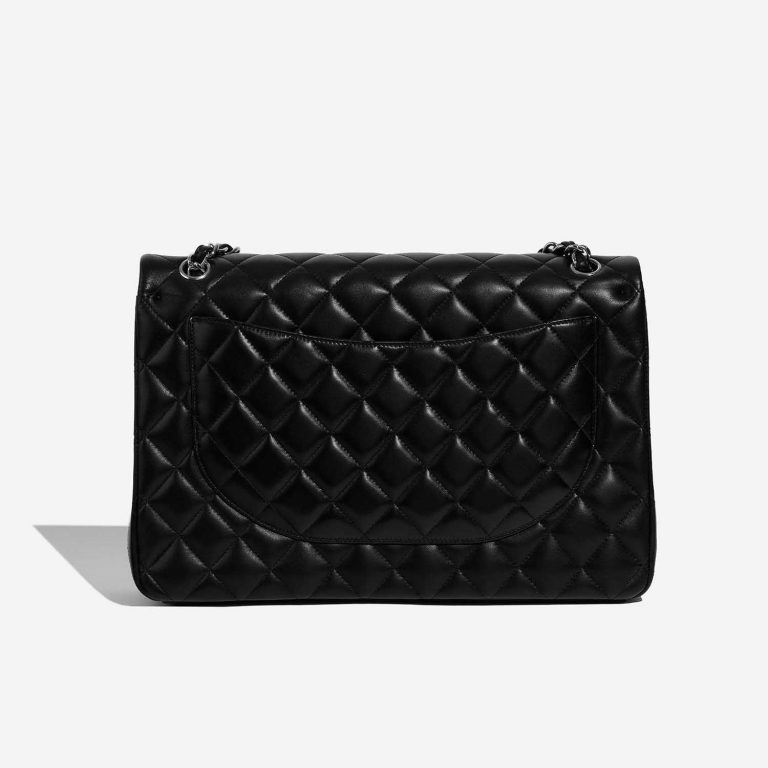 Pre-owned Chanel bag Timeless Maxi Black Back | Sell your designer bag on Saclab.com