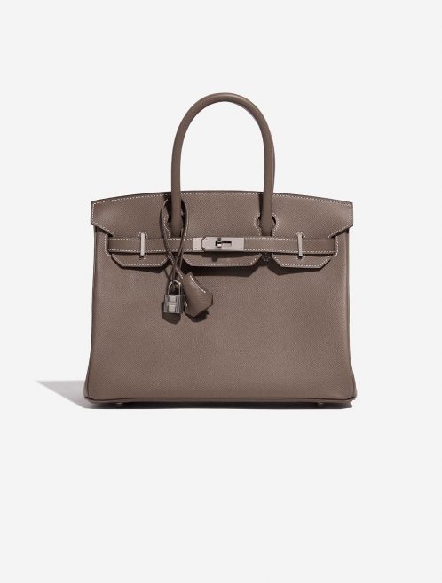 Hermès Birkin 30 Etoupe Front  | Sell your designer bag on Saclab.com