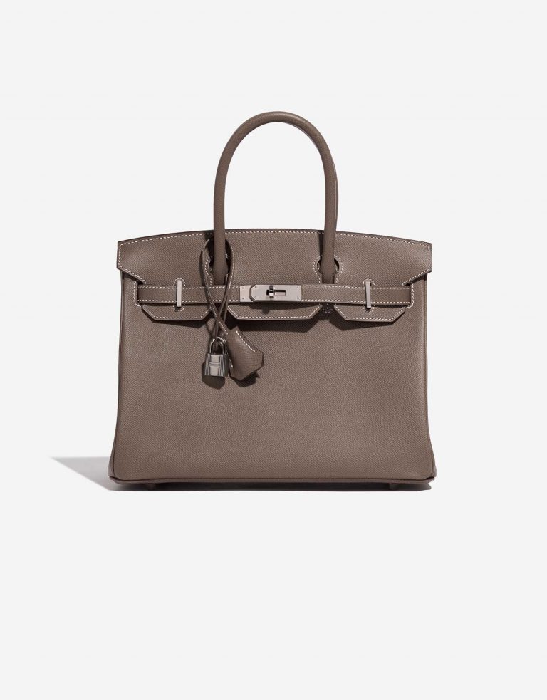 Hermès Birkin 30 Etoupe Front  | Sell your designer bag on Saclab.com