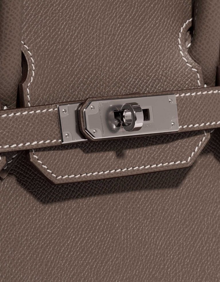 Hermès Birkin 30 Etoupe Closing System  | Sell your designer bag on Saclab.com