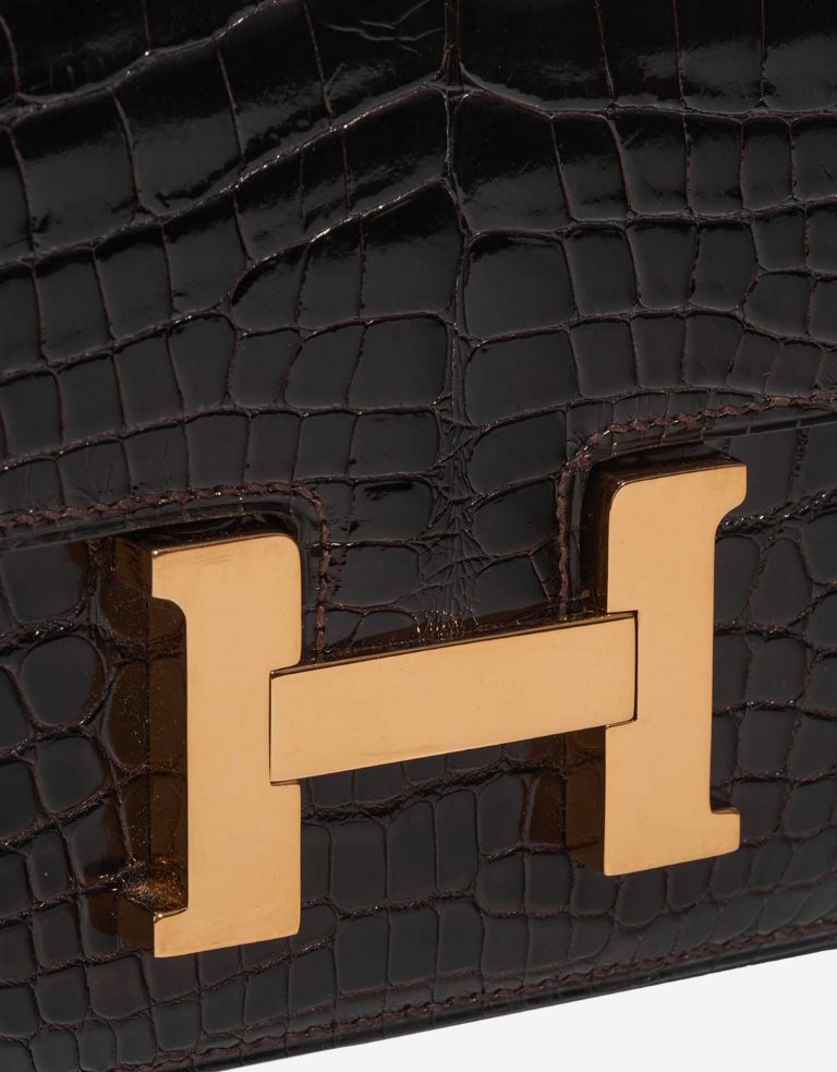 Hermès Constance 18 Macassar Closing System  | Sell your designer bag on Saclab.com