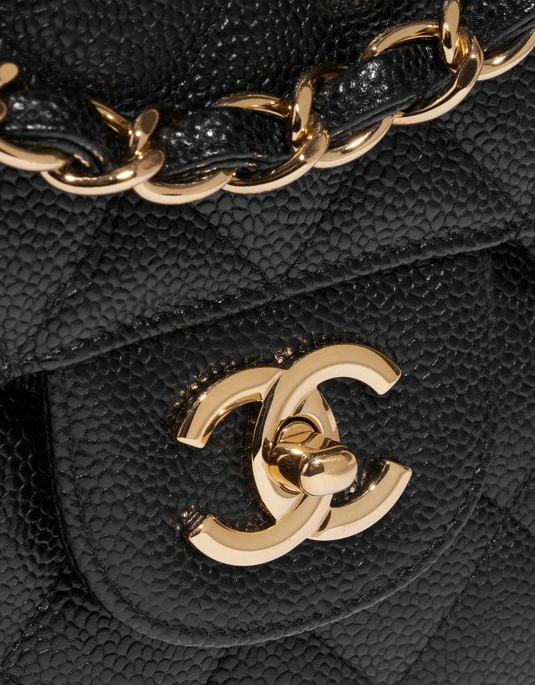Chanel Timeless Jumbo Black Closing System  | Sell your designer bag on Saclab.com