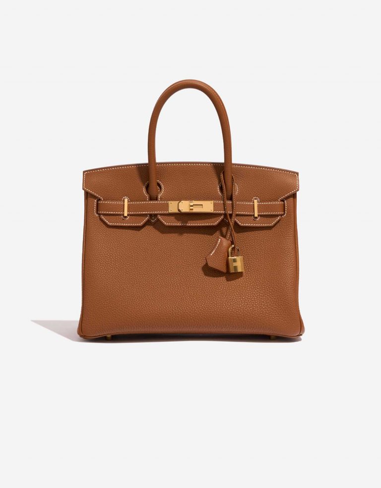 Hermès Birkin 30 Gold Front  | Sell your designer bag on Saclab.com