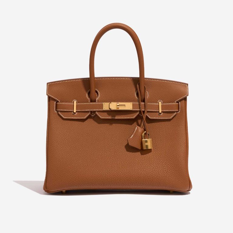 Hermès Birkin 30 Gold Front  | Sell your designer bag on Saclab.com