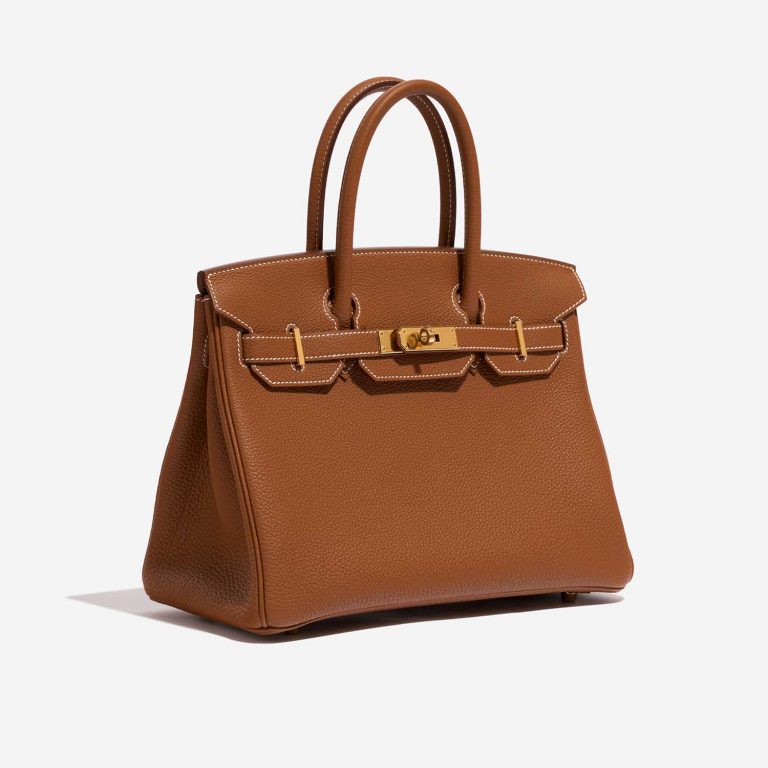 Hermès Birkin 30 Gold Side Front  | Sell your designer bag on Saclab.com